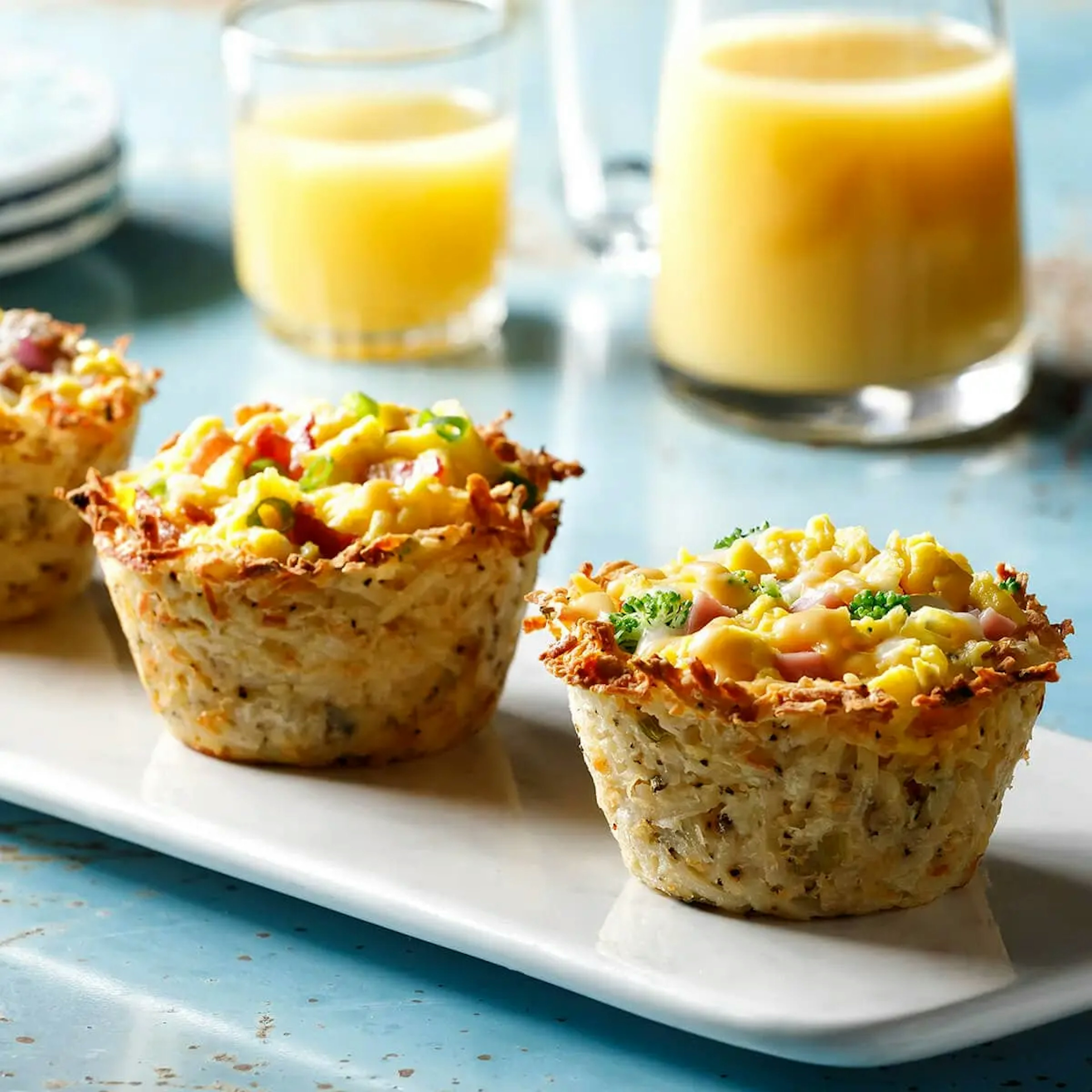 Parmesan Hash Brown Cups Recipe Card