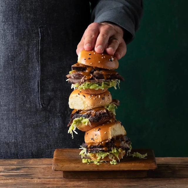 Smoked Brisket Sliders