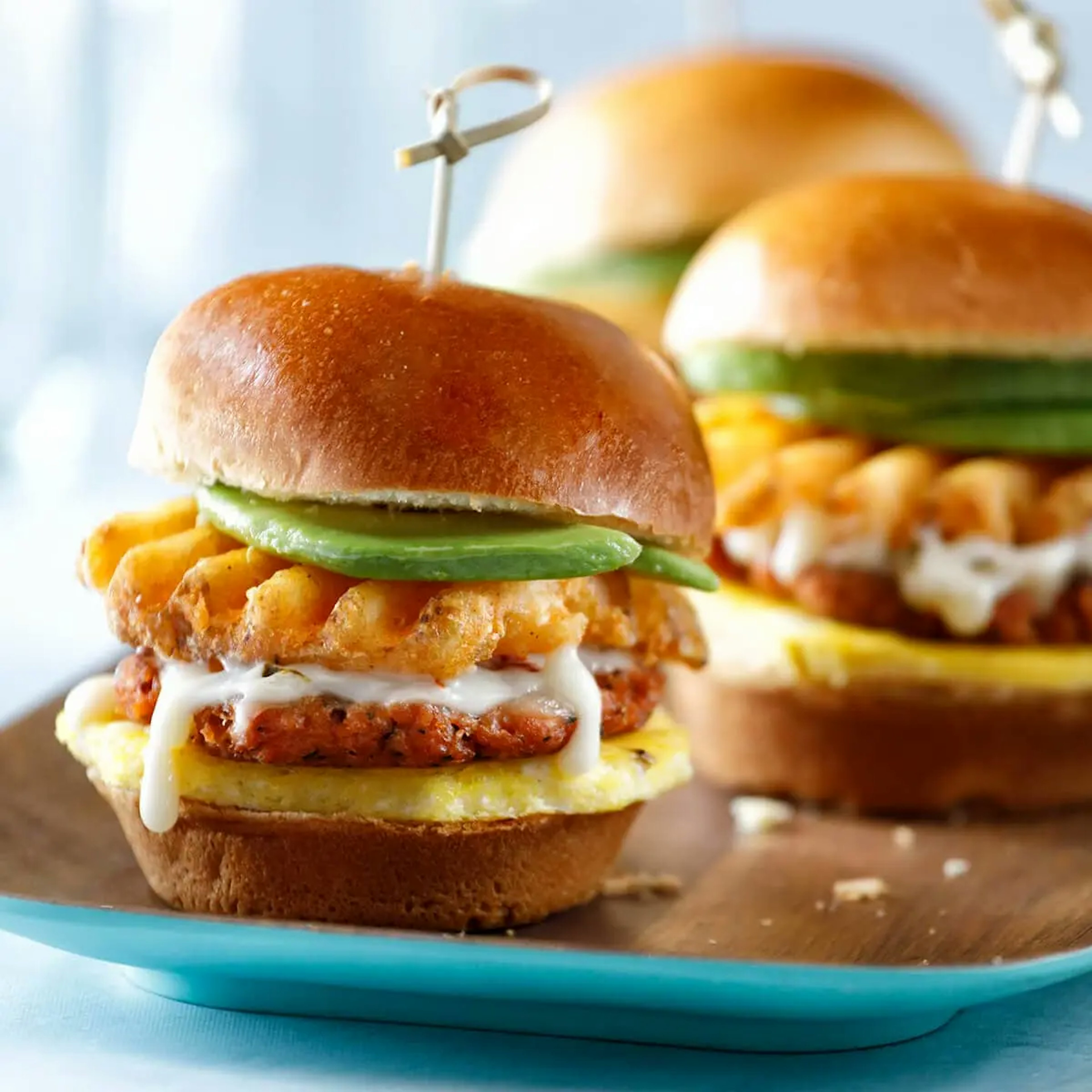 All Day Breakfast Sliders Recipe Card